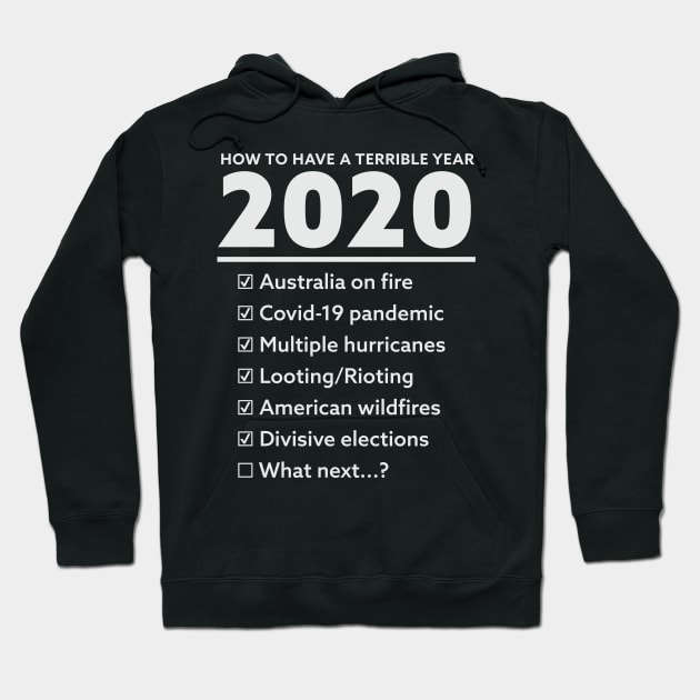 2020 List of Bad Things We Survived Hoodie by FalconArt